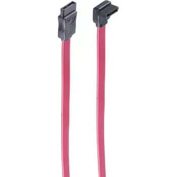 SATA Cable ShiverPeaks BS78243-0.5 0.5m Black Red