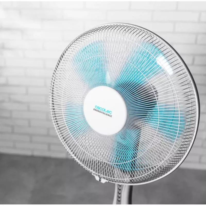 Cecotec EnergySilence 530 Power Connected | Stand Fan | White | Diameter 40 cm | Number of speeds 3 | Oscillation | 50 W | Remote control