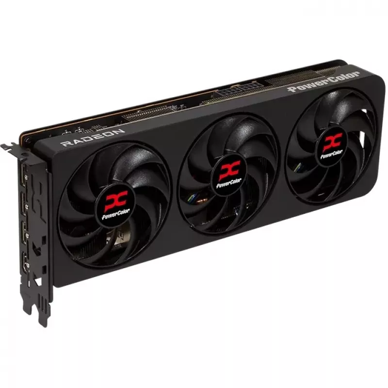 Graphics Card PowerColor Radeon RX 9070 16 GB GDDR6 PCIe 5.0, 2520 MHz boost, 3x DisplayPort 2.1a + HDMI 2.1b, 2x 8-pin