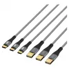 EFB Elektronik USB-A to USB-C cable set 60W QC 3A 3x2m - Digital/Data (USB-AC-00008)