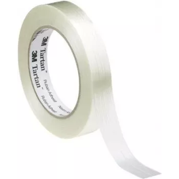 Filament Tape 3M Tartan KT-0000-4032-1 — 50 m x 25 mm, transparent, bi-axial reinforcement