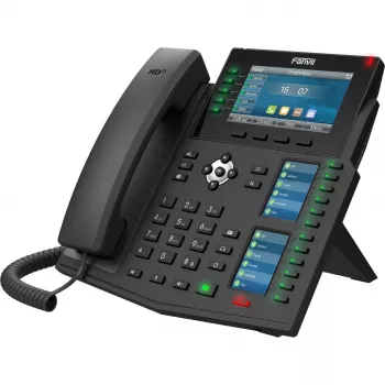 IP Phone Fanvil X6U V2 Black 20 lines LCD Wi-Fi