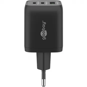 Goobay 64753 Charger for Mobile Devices Headphones - Smartphone - Tablet Black AC Fast Charging Indoor (64753)