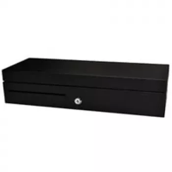 460 MM Flip Lid Drawer Black Plastic Insert W Mlock Lid Cable