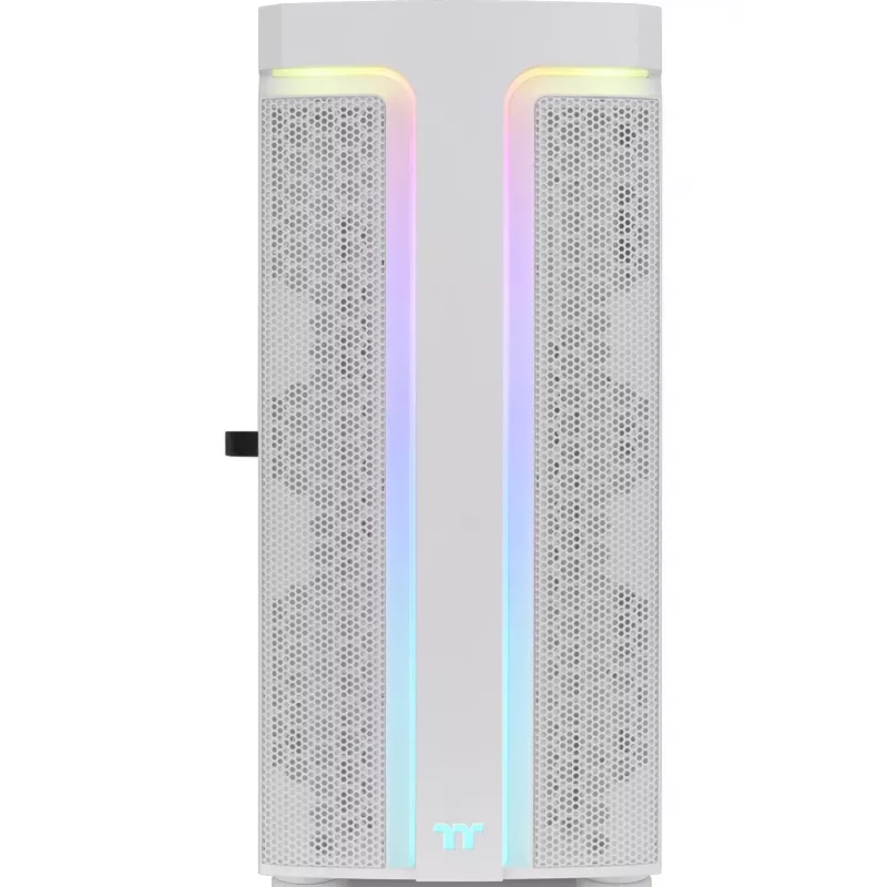 Thermaltake H590 TG ARGB Snow Mid Tower Case, White