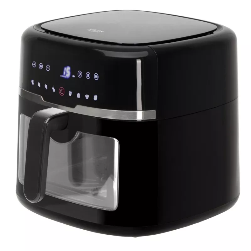 Adler AD 6318 Air Fryer, 8 L, 2500 W, LCD display, 9 programs, Black