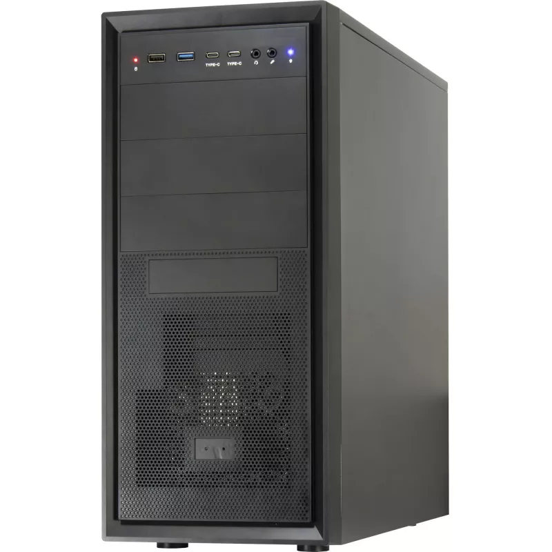 Computer Case Inter-Tech ATX IT-8862 Plaid, colour black
