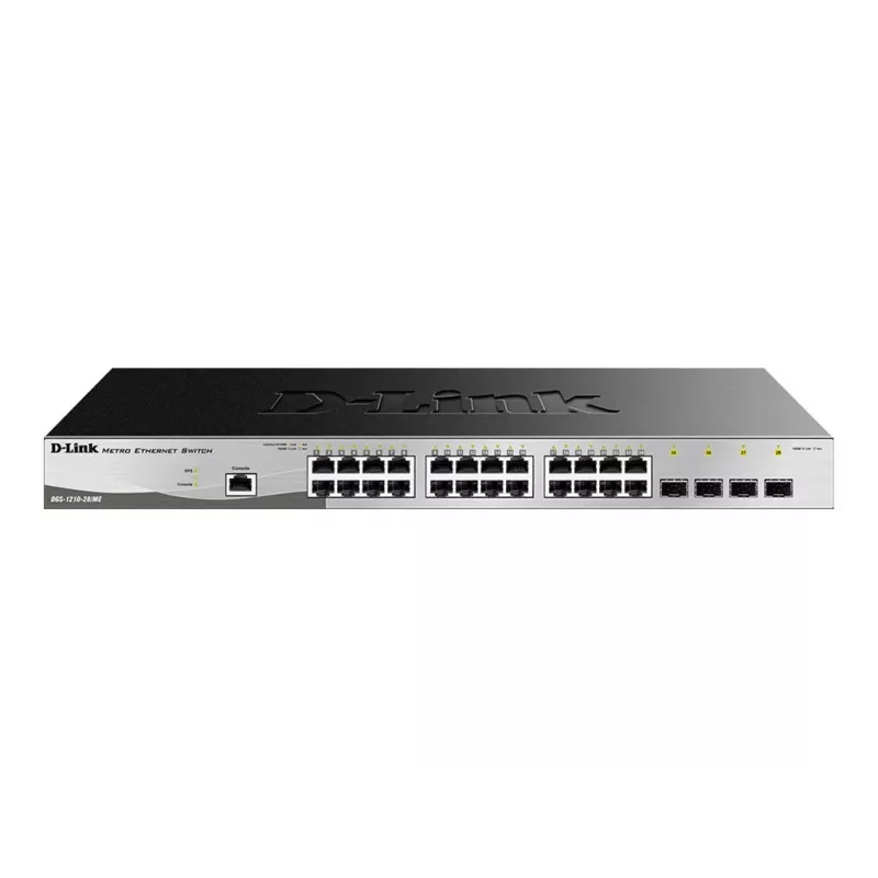 D-Link DGS-1210-28/ME/E network switch Managed L2+ Gigabit Ethernet (10/100/1000) 1U Black, Grey