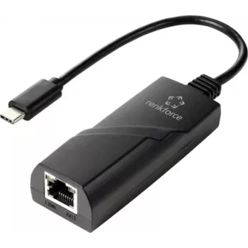 Renkforce RF-TCA-330 Network Adapter 1000 MBit/s USB-C® (USB 3.2 Gen 1), LAN (10/100/1000 MBit/s) (RF-6032274)