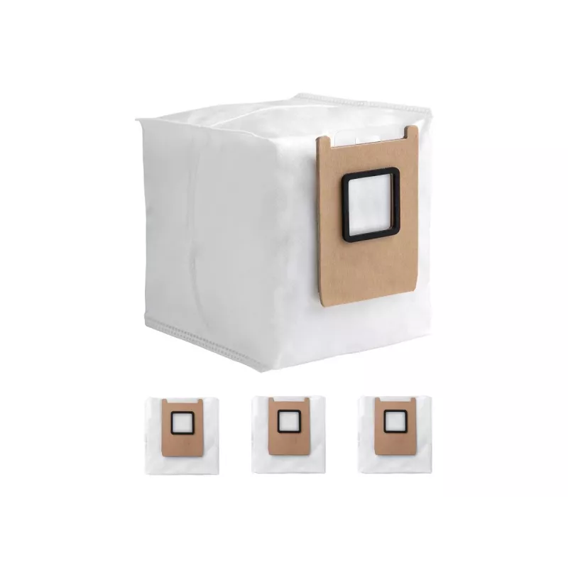 Dust bag for Eufy robot vacuum T29YQA20 — pack of 3, brown/white