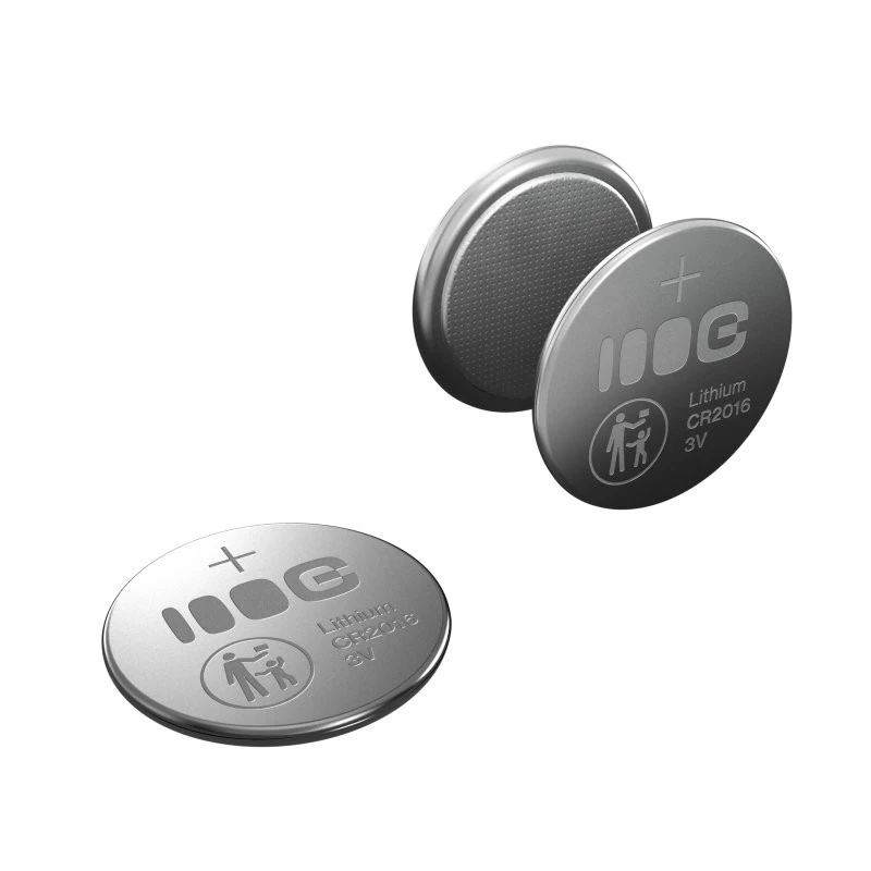 Button Lithium Battery Green Cell CR2016 3V — Pack of 5