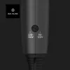 Hair dryer Taurus Studio Glow 1500 — 1400 W, 3 heat levels, 2 speeds, foldable, hangable, black