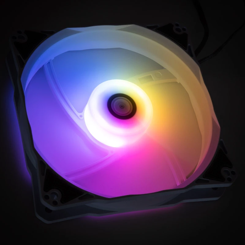 120mm ARGB Fan BitsPower Notos — white, model BPTA-FX1812NTWH-1