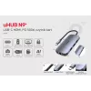 UNITEK D1071A interface hub USB 3.0 SuperSpeed 5 Gb/s Silver