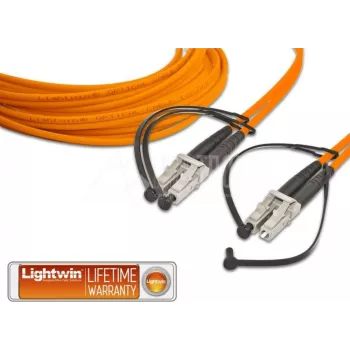 Lightwin LDP-50 LC-LC 2.0 OM2 Fibre Optic Cable 2 m 2x LC Orange (LDP-50 LC-LC 2.0 OM2)