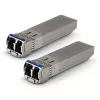 Extralink SFP+ 10G 2-pack | SFP+ Module | 10Gbps, LC/UPC, 1310nm, 10km, single mode, DOM