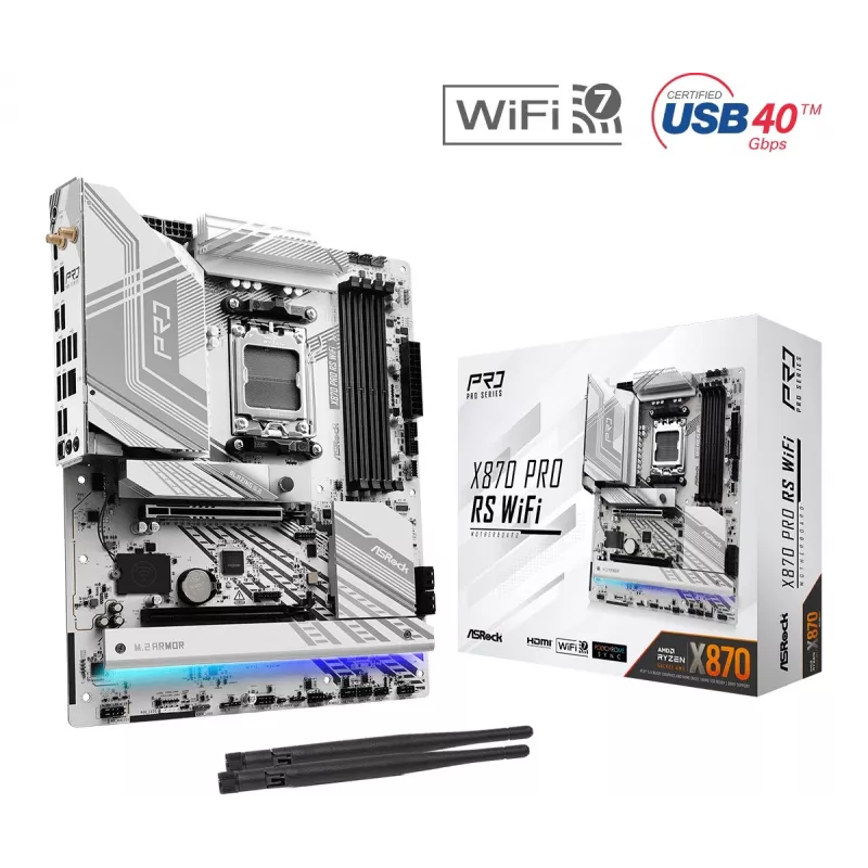ASRock X870 Pro RS WiFi AM5 ATX Motherboard