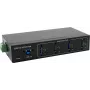 USB 3.2 Hub Exsys EX-11224HMVS — 4-Port Gen1 hub with USB cable and DIN-rail kit