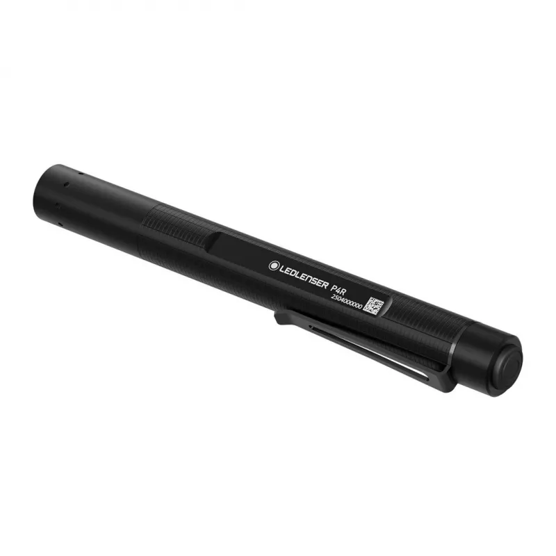 Flashlight Ledlenser P2R Black — rechargeable compact pen light