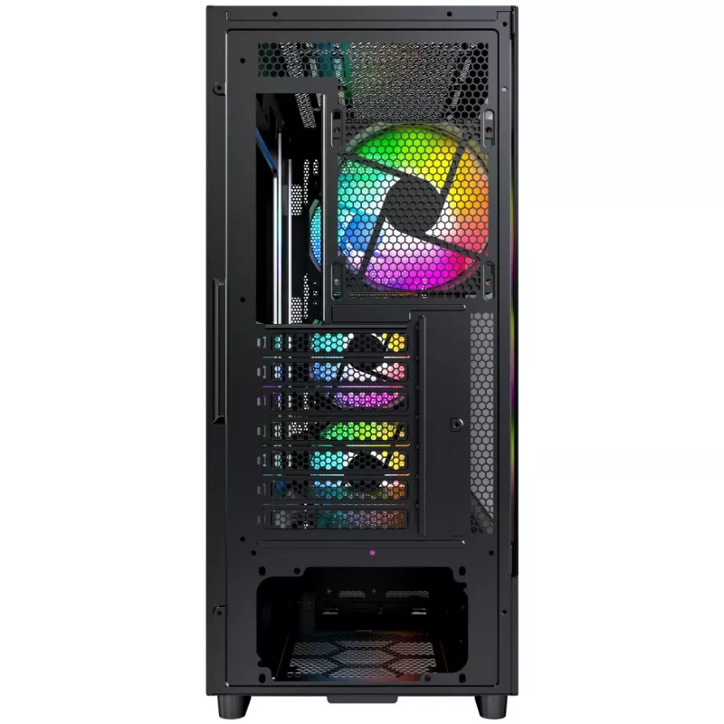 PC Case Montech X5 Midi Tower Black ATX 3x140mm Fans