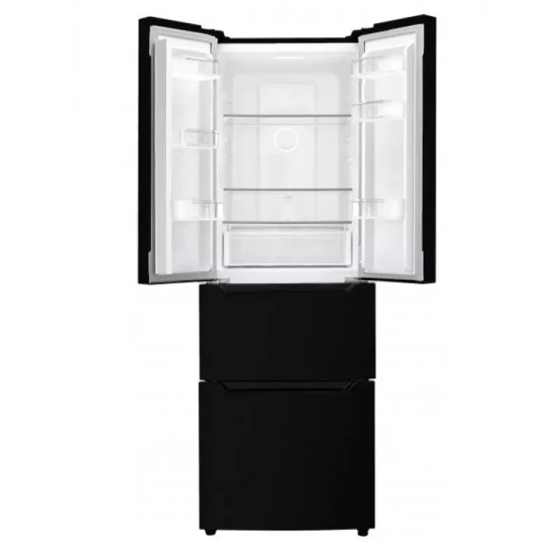French door refrigerator-freezer Sam Cook PSC-WG-1020AA/B 351 l, energy class E, black