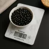 Kitchen scale Beper P102BIL004 - digital, 5 kg, 1 g, white marble