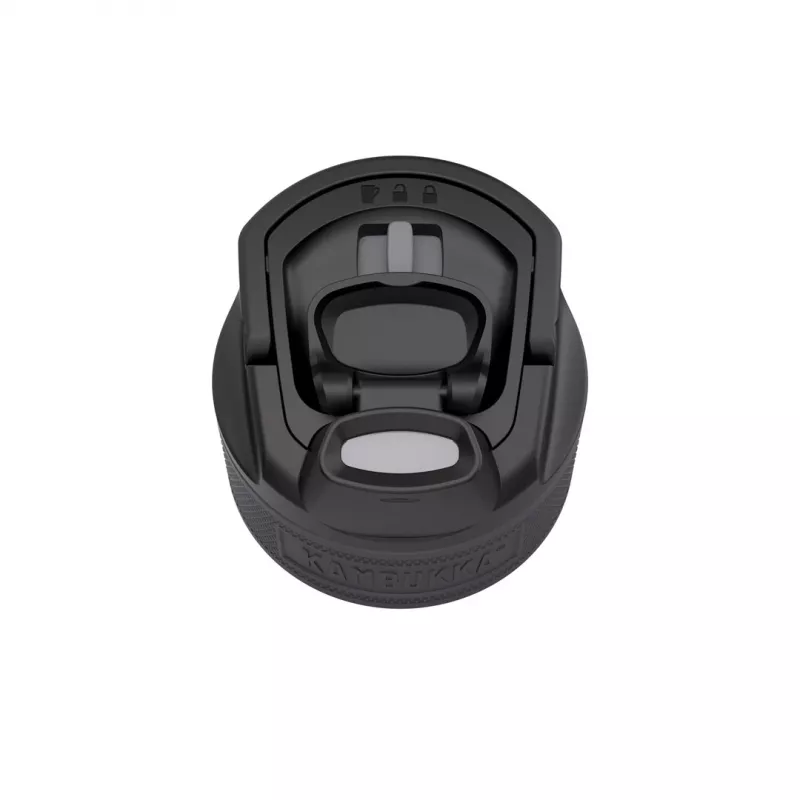 Insulated water bottle Kambukka ELTON 600 ml — Black, double-wall stainless steel, vacuum insulated, leakproof