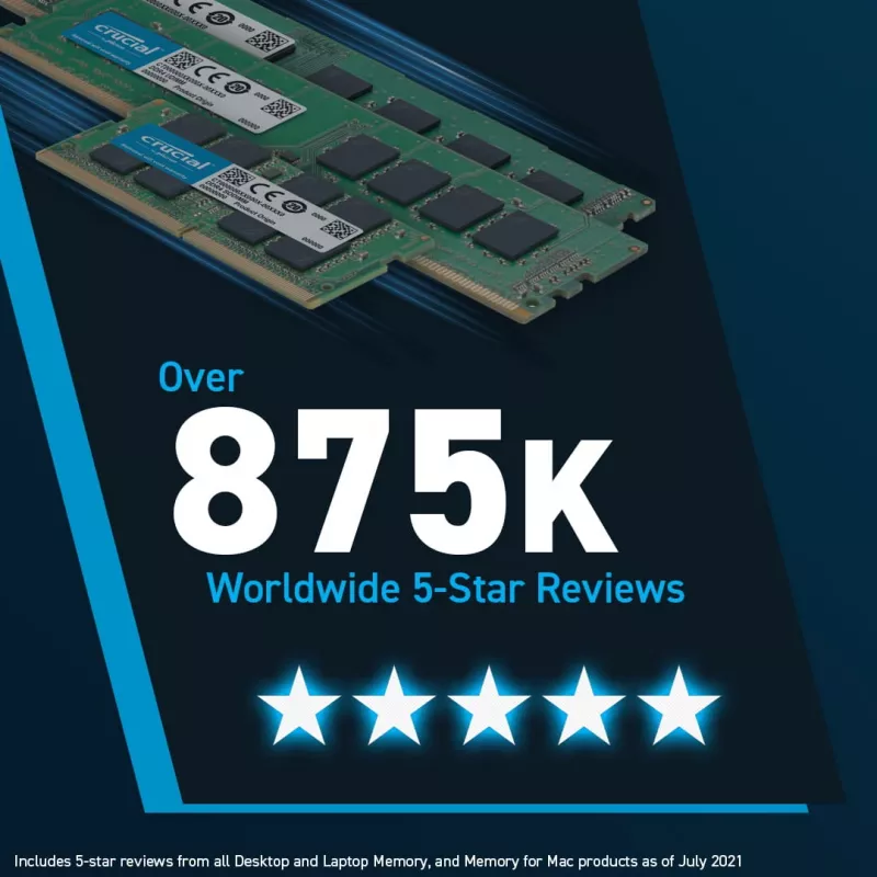 Crucial 8GB 1x8GB DDR5-5600 CL 46 SO-DIMM RAM Notebook Speicher - 8 GB - DDR