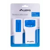 PoE tester LANBERG NT-0402 — PoE network cable tester with RJ-45/RJ-11 support, LED indicators, power LED, on/off switch