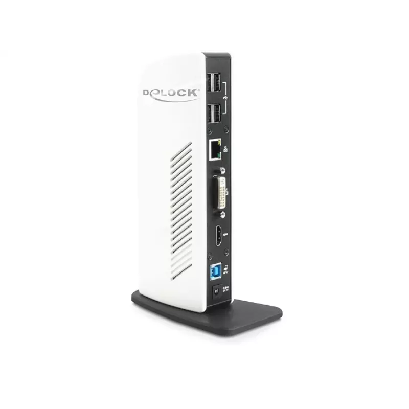 Laptop Dock DeLOCK 87568 Wired Black White