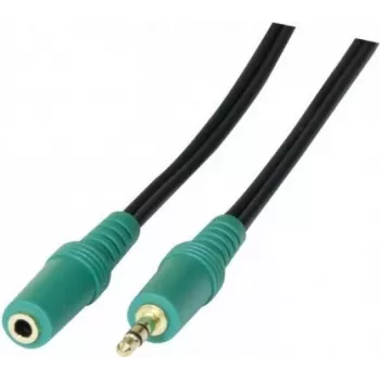 Audio Cable Tecline 108864 1.8m 3.5mm Black Green