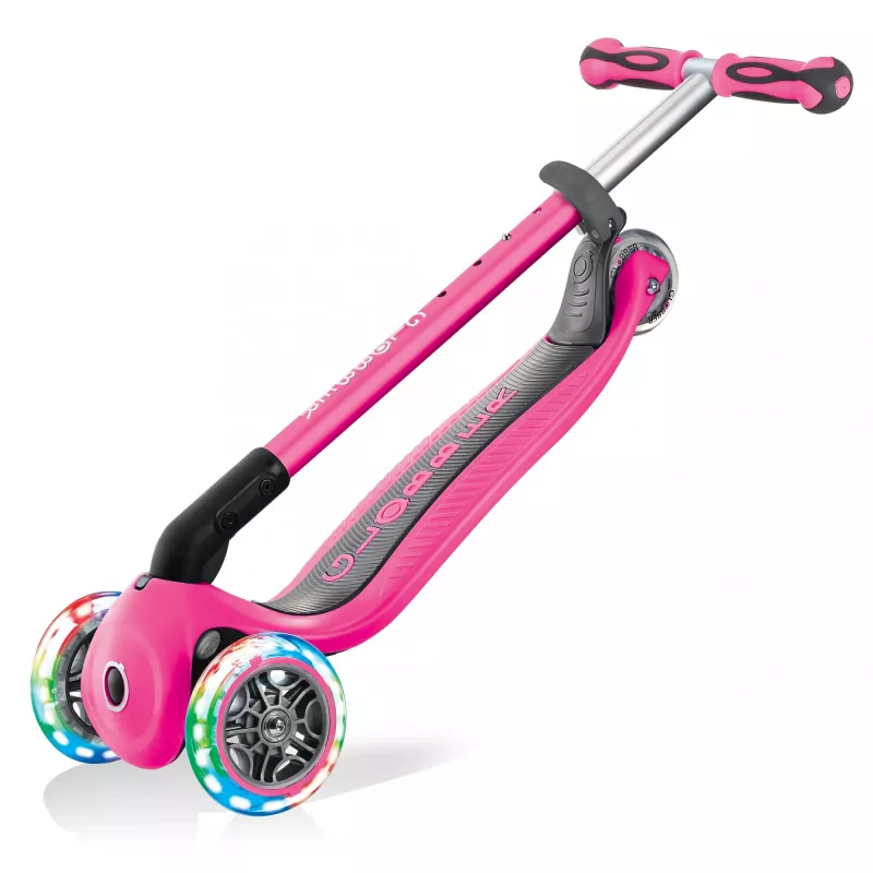 Globber | Scooter | Pink | Scooter Go Up Deluxe Lights
