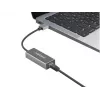 USB hub NATEC Cricket USB 3.2 Gen 1 Type-A with RJ-45 Ethernet 1000 Mbit/s, aluminium housing, black