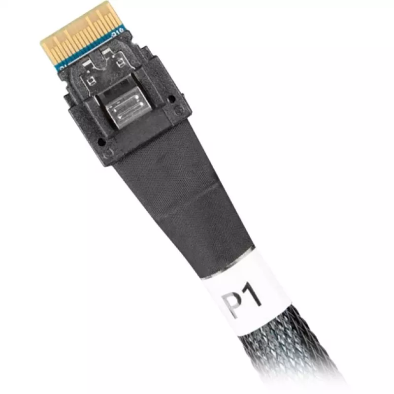 Icy Dock Cable MCIO 8i SFF-TA-1016 to 2xSlimSAS SFF-8654 4i Cable 0.5m - Cable (MB310L-B)