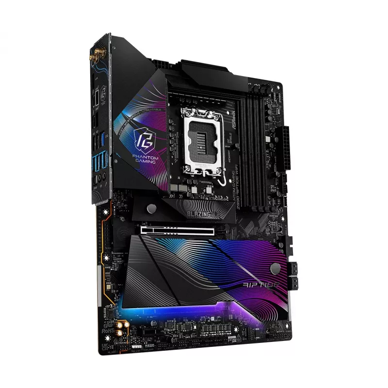 Motherboard ASRock Z890 Riptide WiFi — Intel Z890, LGA1851, ATX, DDR5, 4 DIMM, Wi‑Fi 7, 2.5Gb LAN, Thunderbolt 4