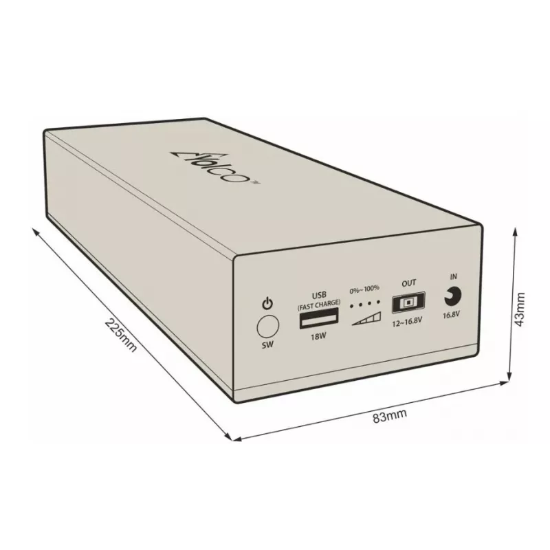Yolco External Battery Power Bank for Yolco CSX5 Refrigerators