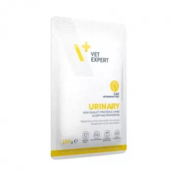 Wet veterinary diet for cats VETEXPERT Urinary, poultry, sachet 100 g, adult, sugar- and preservative-free