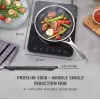 Caso ProSlim 2000 2236 Mobile single induction hob, Glass, Sensor-touch, Black