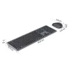 multi device keyboard and mouse set black gre