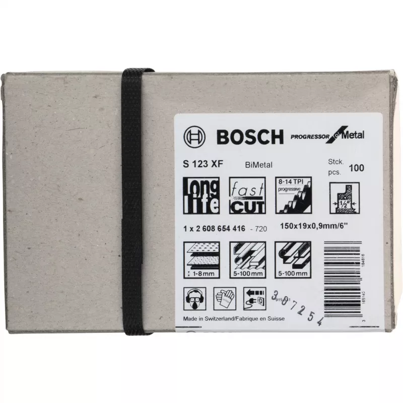 Sabre saw blade Bosch S 123 XF Progressor for Metal