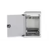 DIGITUS SOHO PRO 9U 10 inch Wall-Mounted Network Cabinet Kit, Grey, 315x300mm, with Switch, Patch Panel, Cables