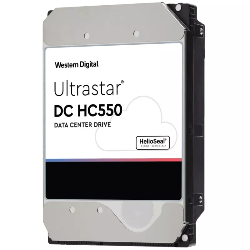 Western Digital Ultrastar DC HC550 18 TB 3.5 Inch SAS 12 Gb/s Enterprise HDD, 7200 RPM, 512 MB (0F38353 / WUH721818AL5204)