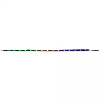 Computer case light kit INTER-TECH RS-042 RGB — RGB LED strip 1000 mm, 10 mm width, black