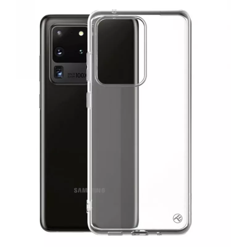 Smartphone silicone cover Tellur for Samsung S20 Ultra, transparent