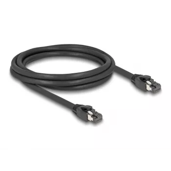 DeLOCK RJ45 Network Cable Cat.8.1 S/FTP 2m 40Gbps Black