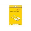 USB data and power cable DeLOCK 83000 for iPhone iPad iPod white 1 m