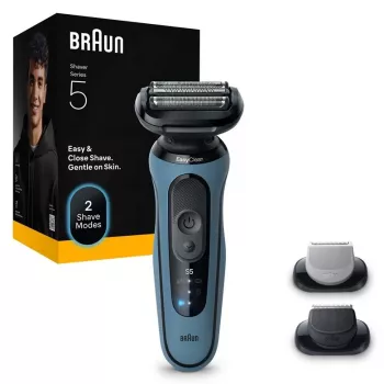 Electric shaver BRAUN Series 5 model 52-A1650s, light blue