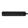 Power Extension LogiLink LPS238B 1.5m 6 AC Outlets Indoor Black