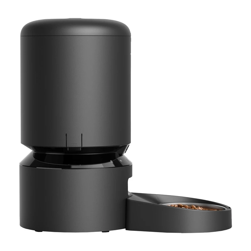 Automatic Pet Food Dispenser Aptel Granary with Camera, 5 L, Black
