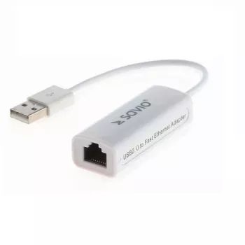 Savio CL-24 - Network Adapter - USB 2.0 - 10/100 Ethernet X 1